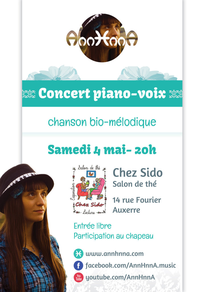 Affiche concert AnnHnnA Chez Sido Auxerre